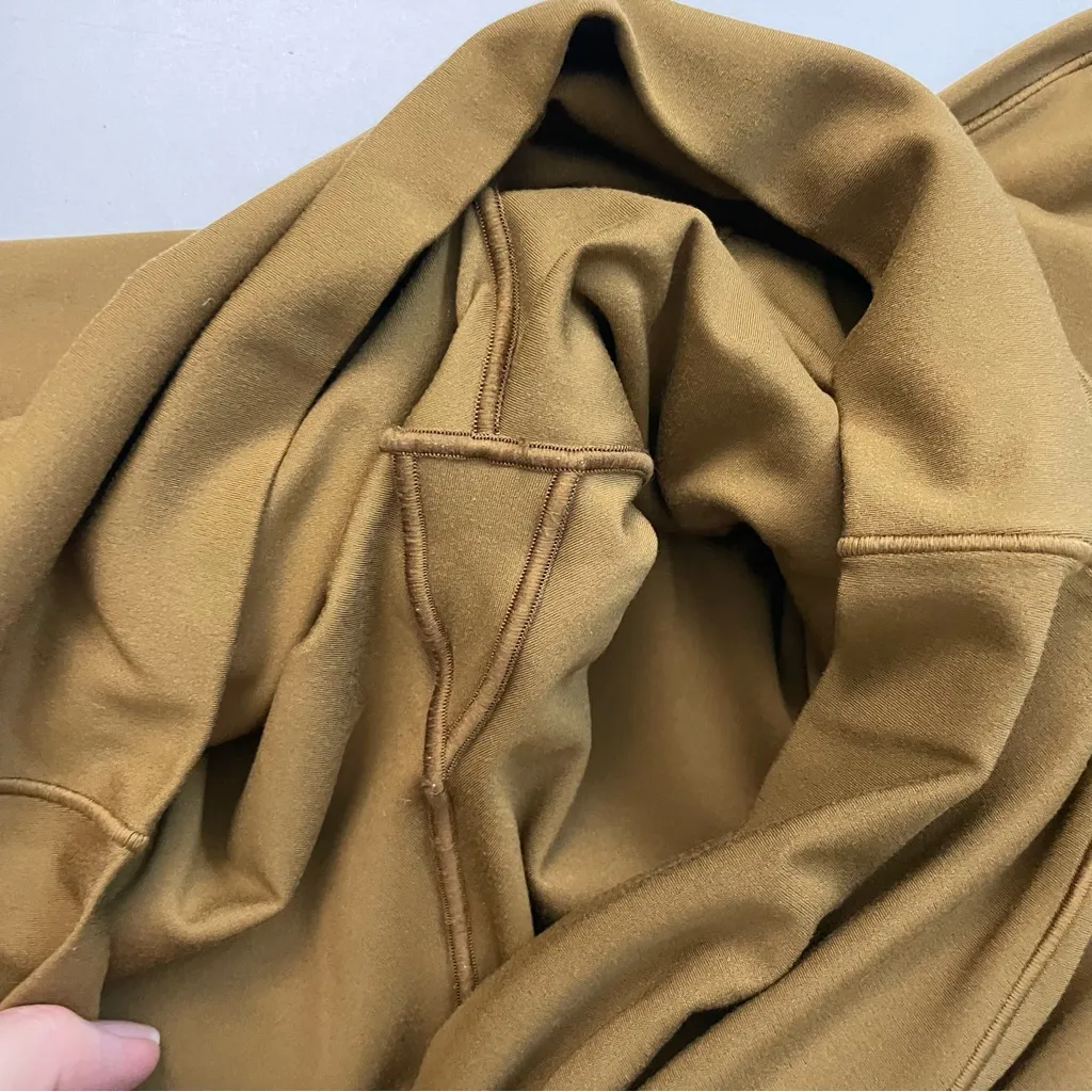 Aerie Offline Real Me Jogger Pants High Rise Lightweight Pockets Mustard Yellow - Image 11