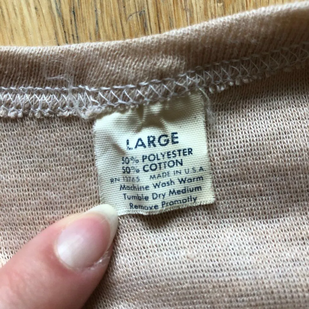 Vintage Women's Gym T Shirt Fitness Tee Living Well Lady 1980's - Image 5