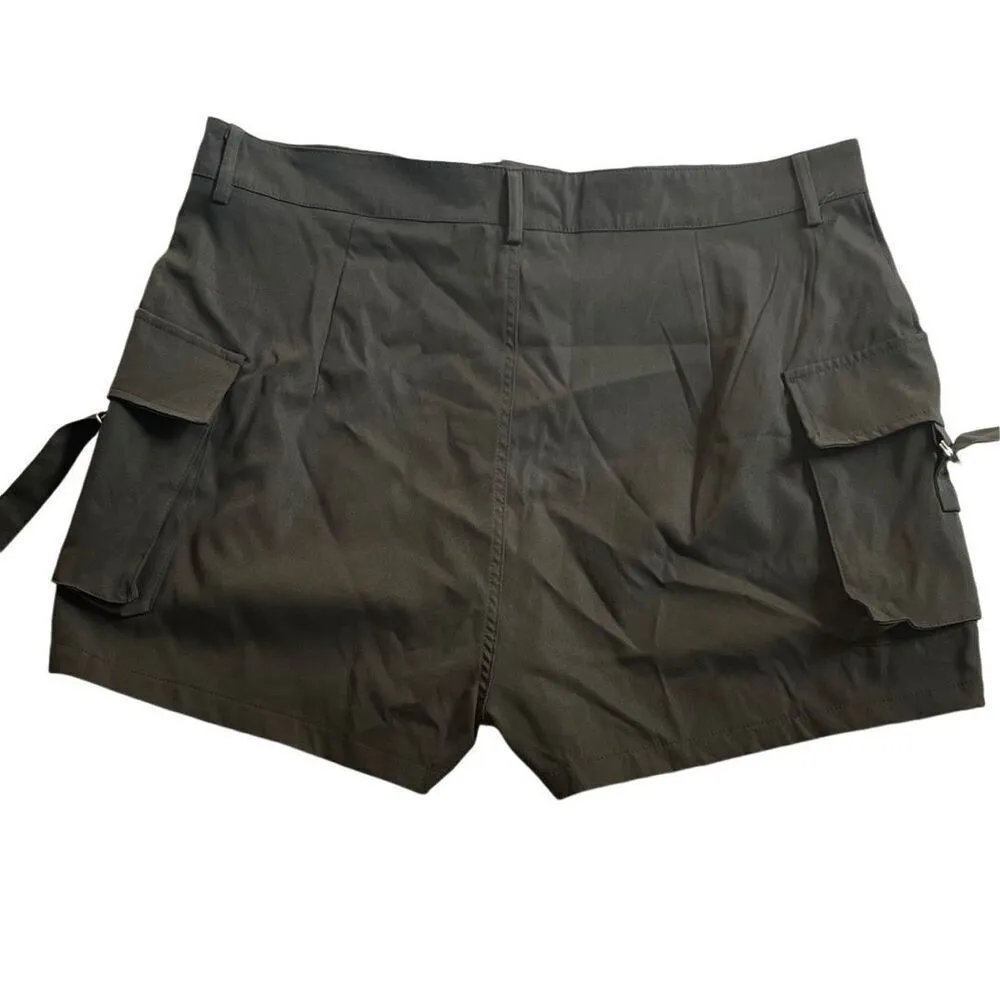 Blush Mark High-Rise cargo fabric short - Image 8