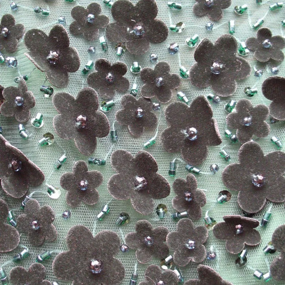 Mac Duggal 67007 Womens Green Embellished Illusion Fit & Flare Dress Gown - Image 11