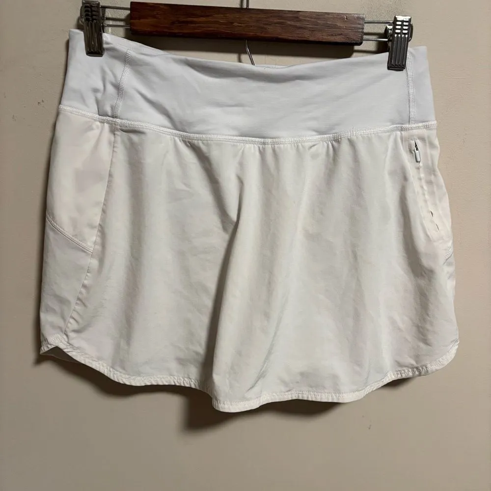 Outdoor Voices Hudson 4" Skort Skirt White- Size Medium - Image 6