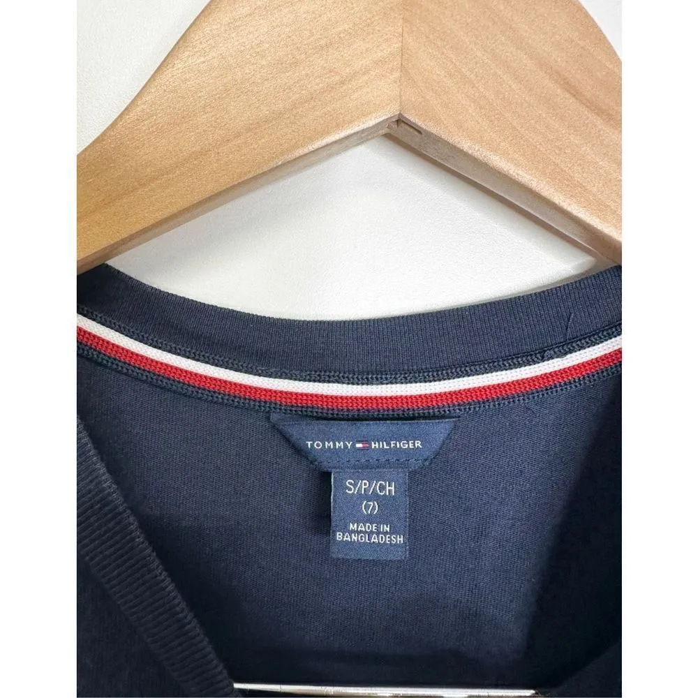 Tommy Hilfiger Shirt Womens Size Small Blue Tee‎ Short Sleeve - Image 4