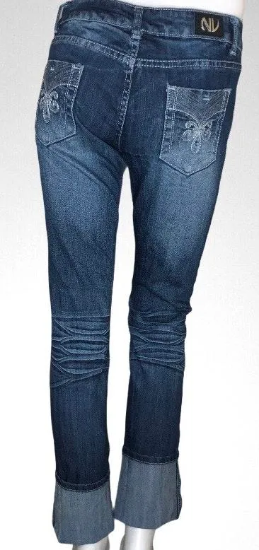 NV Cropped Jeans Blue Size 27 - Image 3