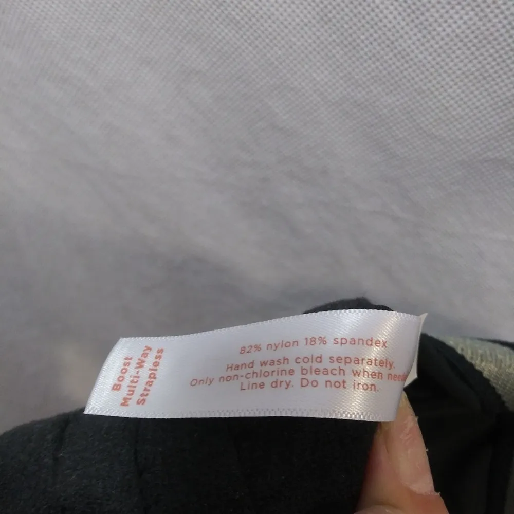 Cacique Lane Bryant Black Multi-Way Boost Strapless Bra Size 44G - Image 10