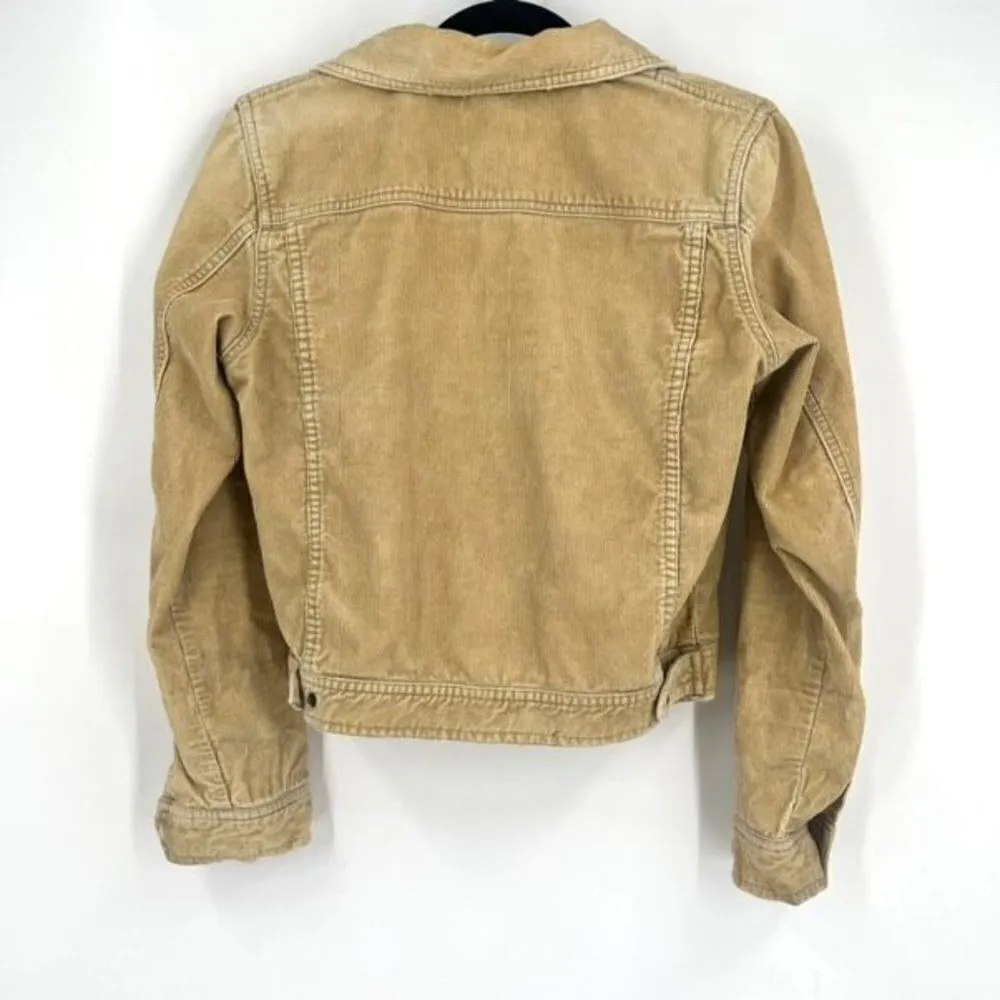 ‎American Eagle Tan Corduroy Jacket medium - Image 2