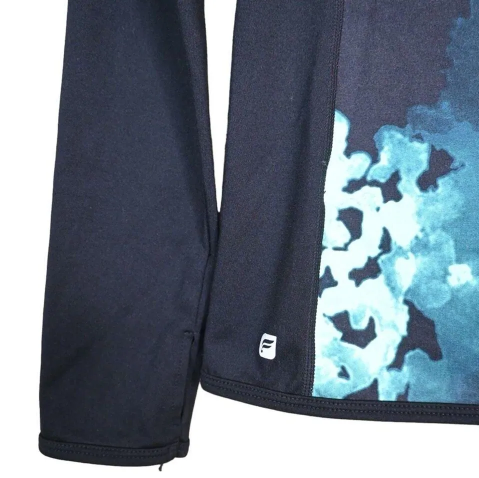 Fabletics Womens XS Jojo Zip Front Jacket in Black/Nocturnal Floral Print - Image 8