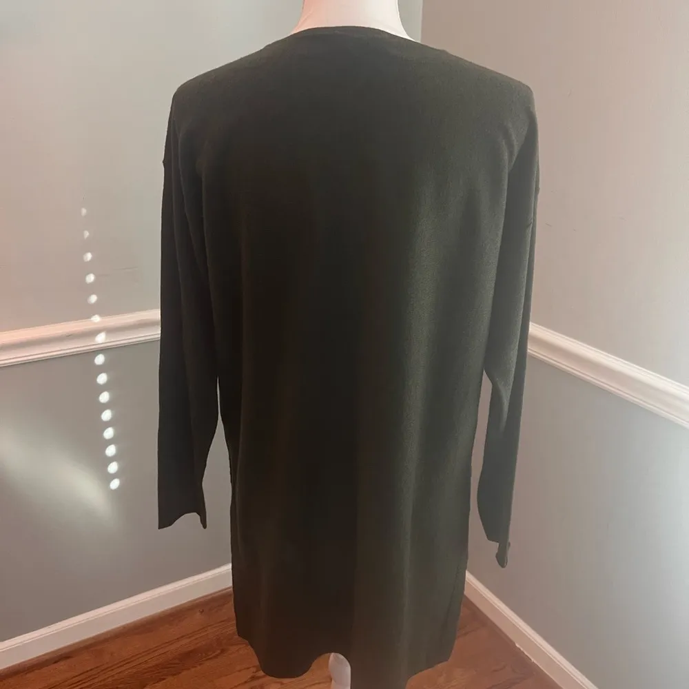 Kerisma Mercerized Wool Eaton Top Green S/M - Image 2