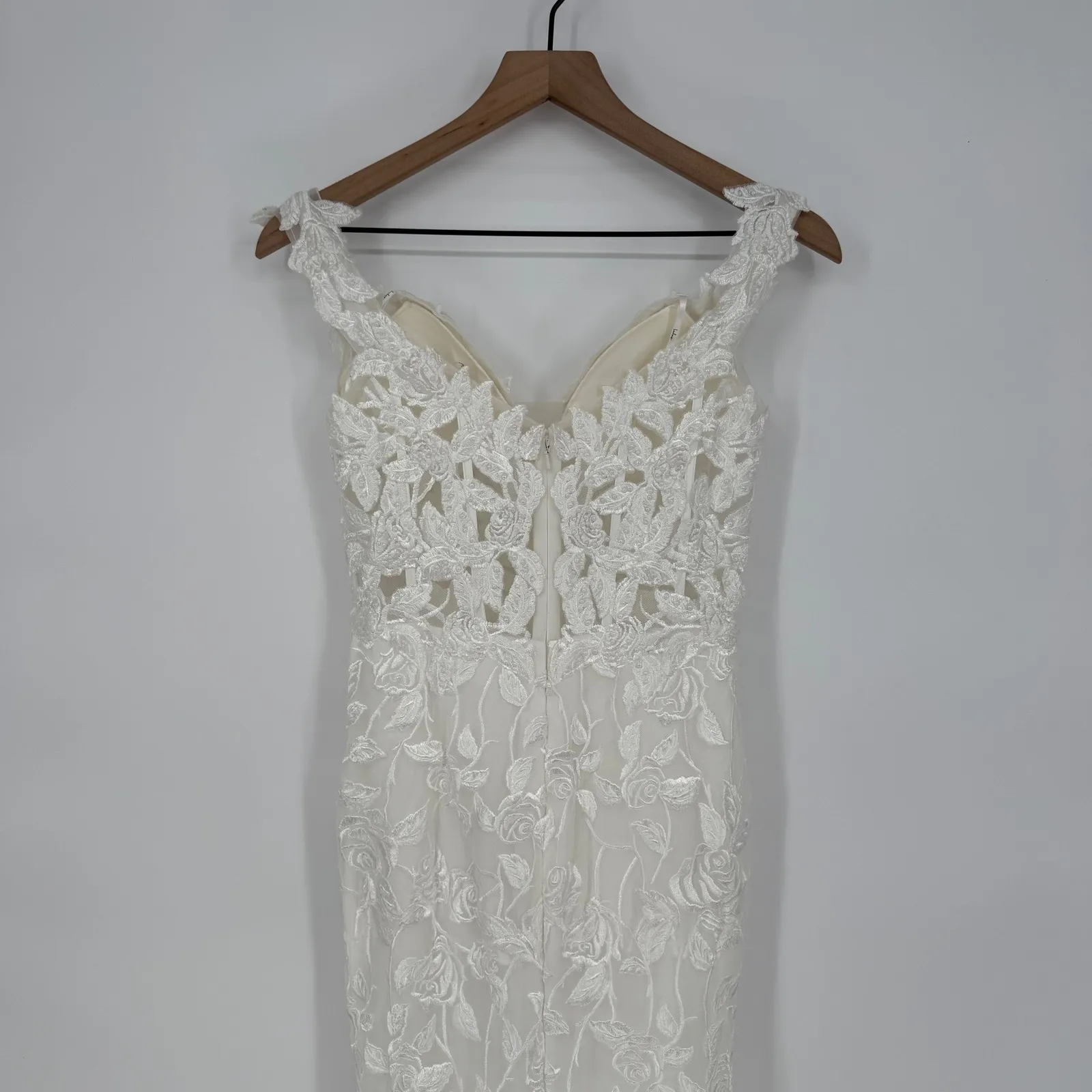 Lulus White Floral Lace V - Image 10