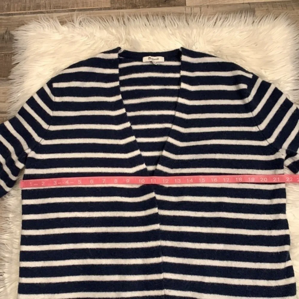 Madewell Cozy Walker wool alpaca blend open cardigan sweater S - Image 6