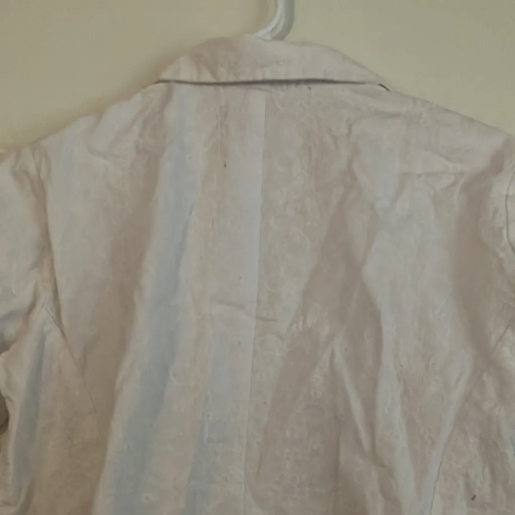 FINAL MARKDOWN Caribbean joe embroidered jacket petite large - Image 5