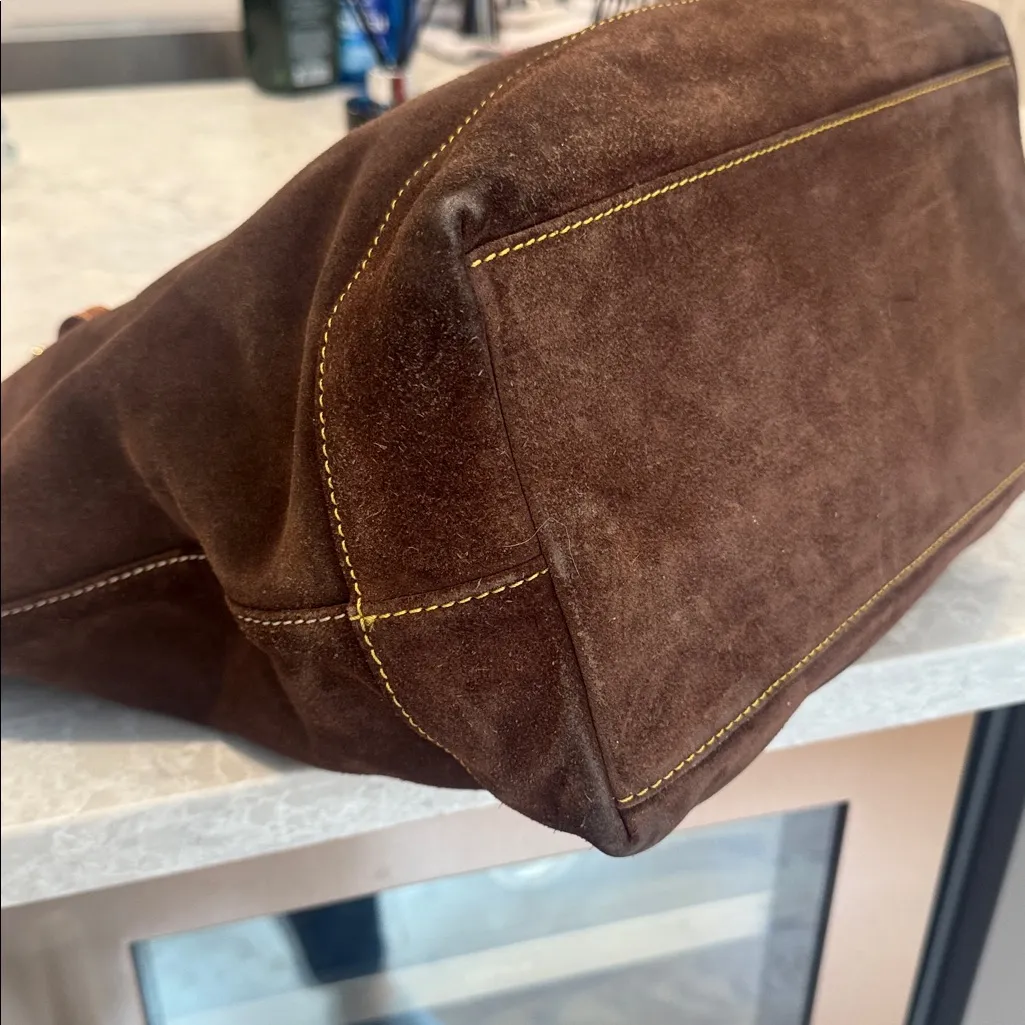 Dooney and Bourke Lee Suede tote - Image 5