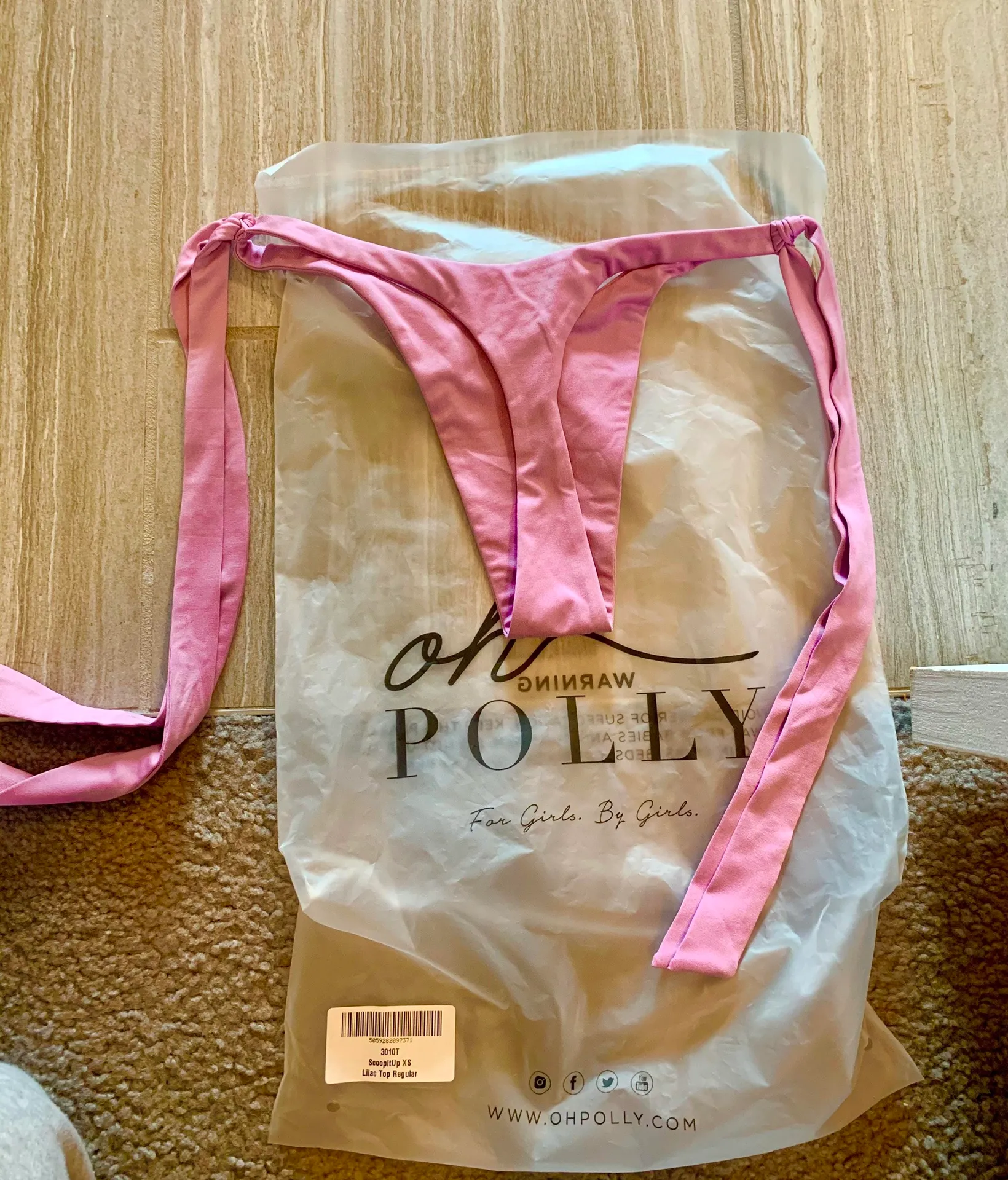 Oh Polly Lilac Bikini Set - Image 5