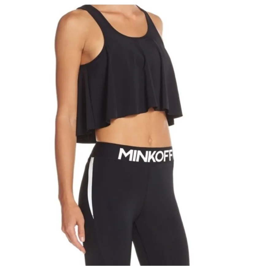 Rebecca Minkoff Tippi Bra Burgundy Crop‎ Top Size XS - Image 8