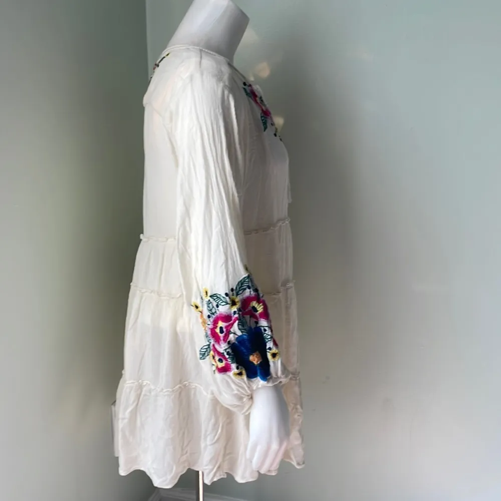 Free People Spell on You Embroidered Keyhole Dress Floral size XS - Image 8