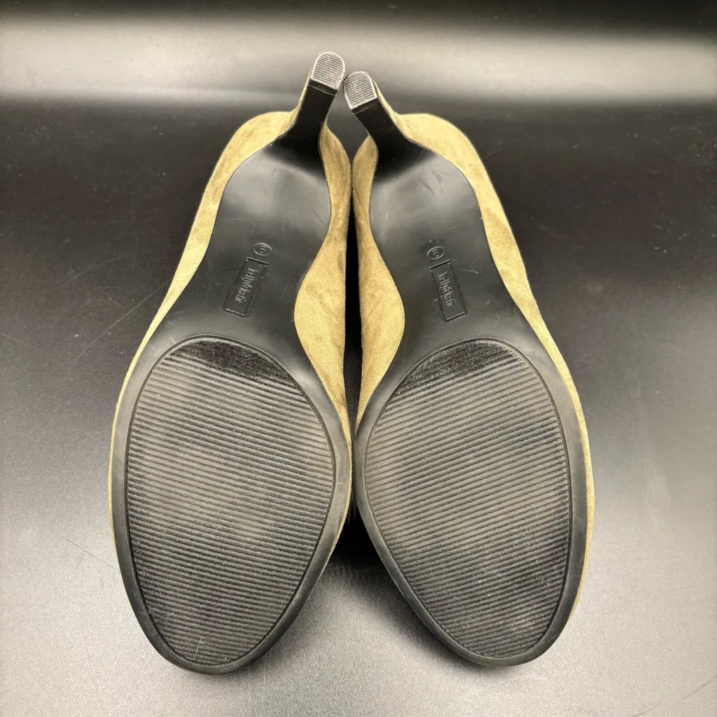 Kelly & Katie Women’s‎ Shoes Isabella Green Pumps Heels Suede Love Green Size 9 - Image 5