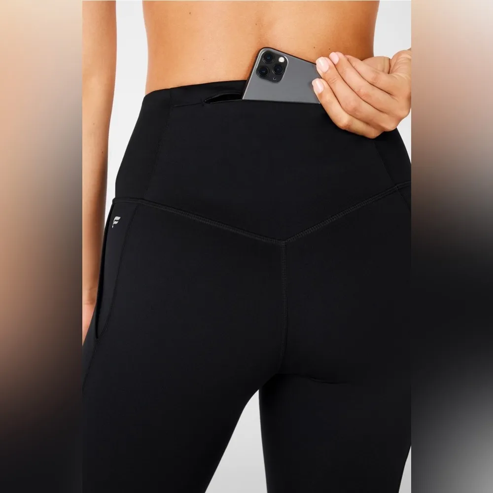 Trinity Motion365 High Waisted Pocket Leggings Sz Medium Black - Image 4