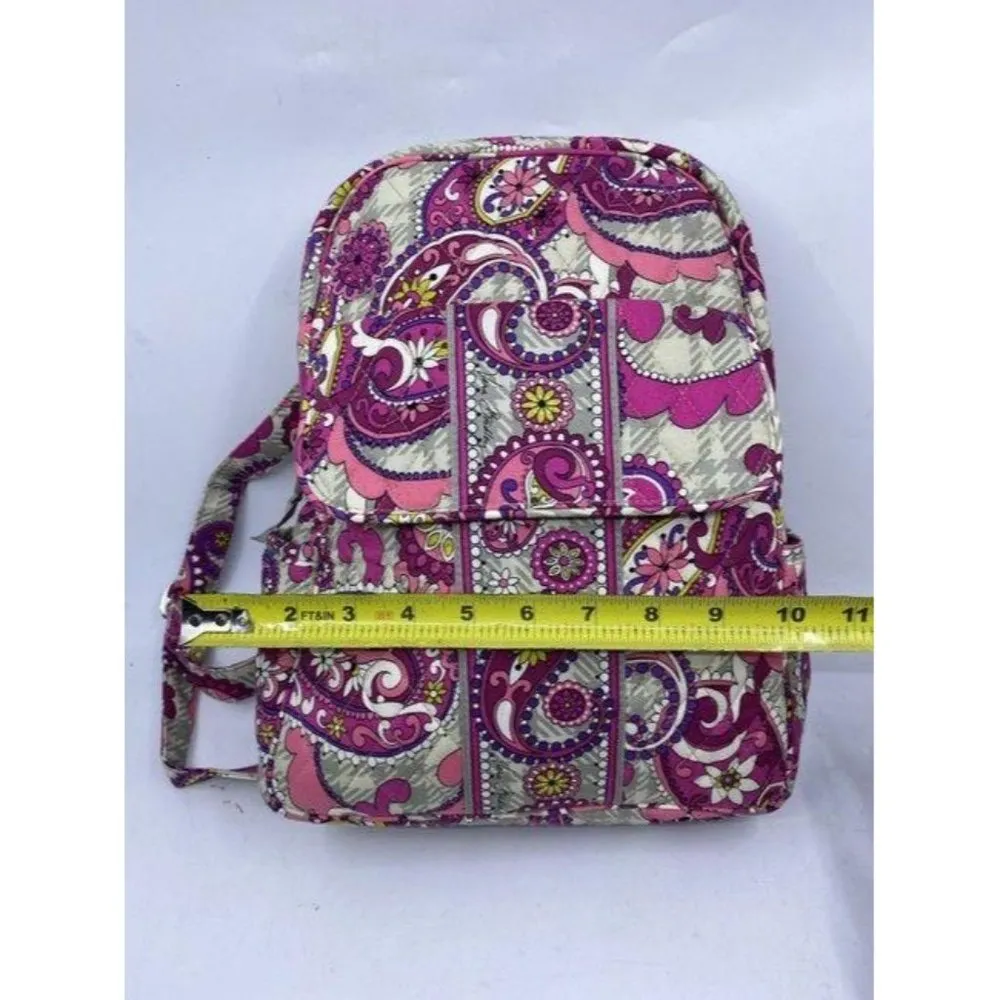 Vera Bradley Msrp Pink Gray Backpack - Image 5