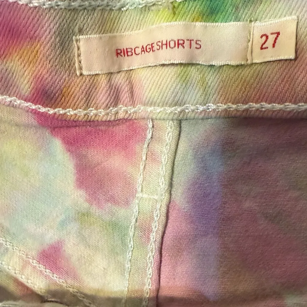 Levis ribcage button fly shorts tye dye 27 - Image 5
