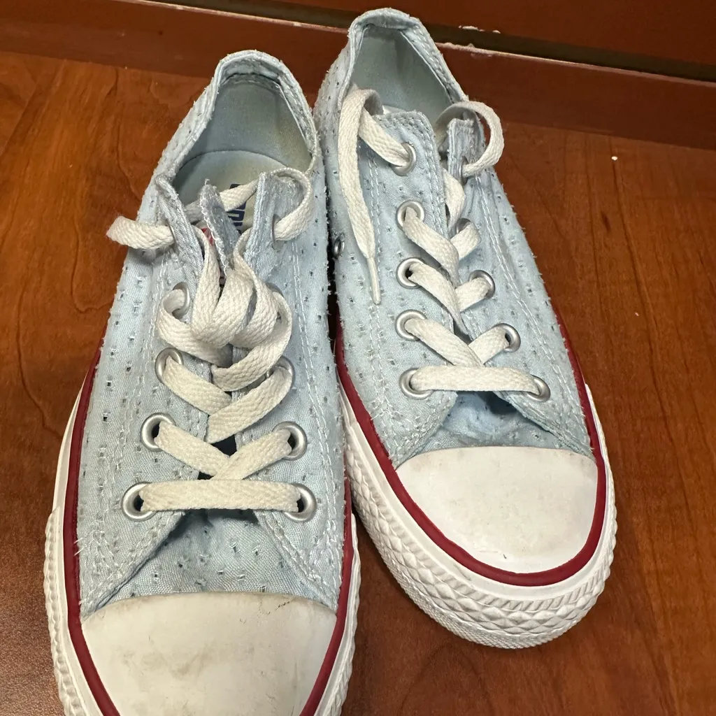 Converse  Light Blue Sneakers - Image 6