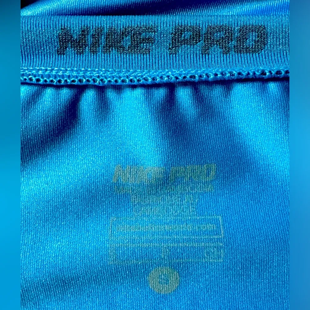 Pro DriFit L/S Striped V Neck Tee Blue Size S - Image 10