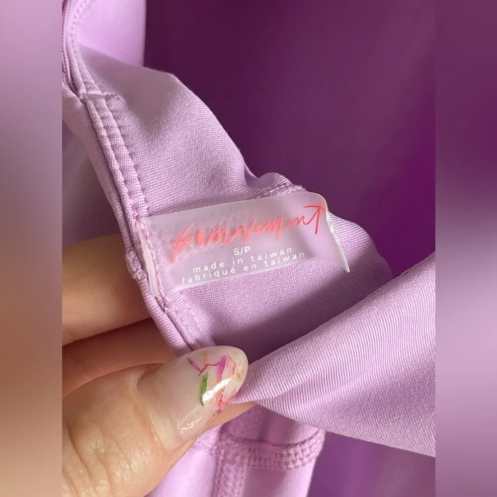 Free People Movement Here On Out Shortsie Size Small Bright Orchid Lilac… - Image 10