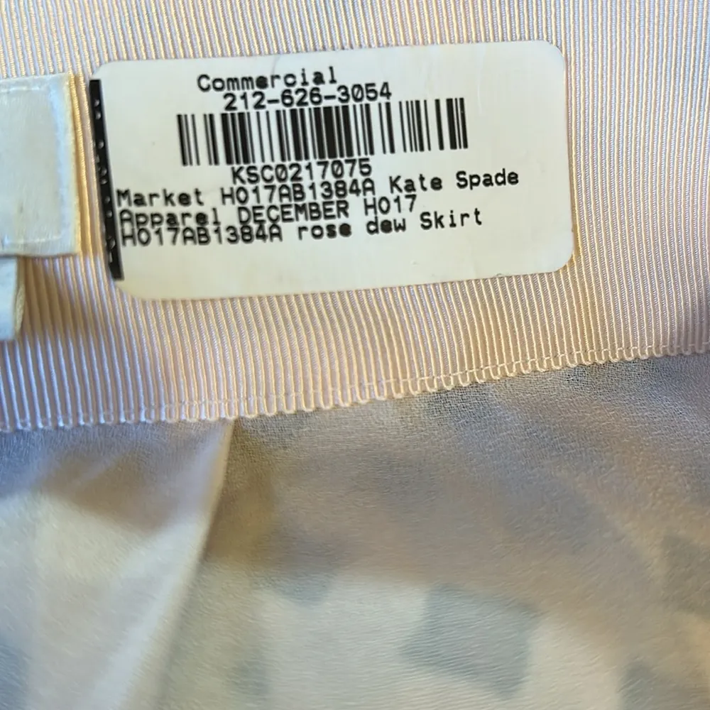 NEW Kate Spade women's diamond pleated skirt Size 4 sample Rose Dew - Image 6