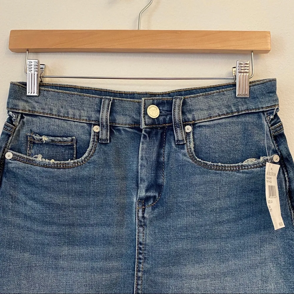 Blank NYC Two Faced Denim Mini Skirt Size 24 - Image 8