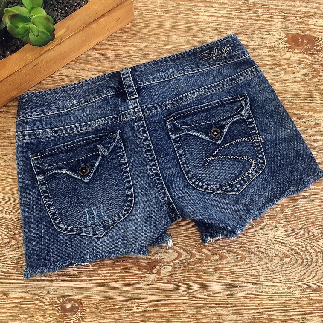 Silver Jeans Shorts - Image 2