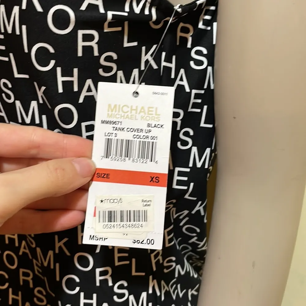 Women’s New Michael Kors Tank Cover Up Dress - Image 5