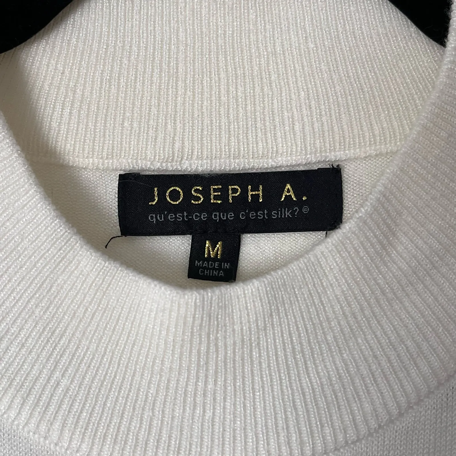 Joseph A. Lace Overlay Sweater - Size M - Image 6