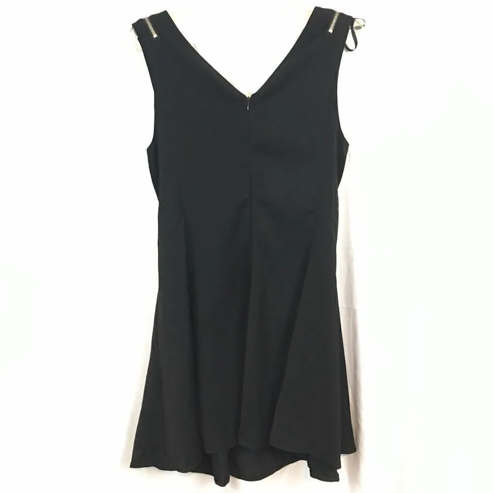 Mika & Gala Black Sleeveless Skater Dress - Image 2