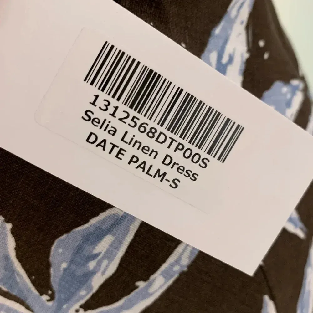 NWT Reformation Linen Dress Selia Midi Desert Palm Brown Size S - Image 11