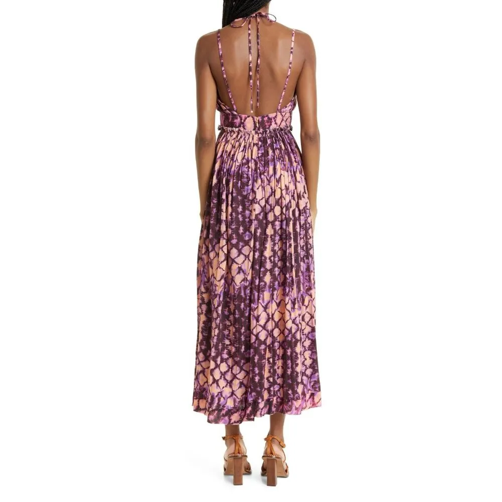 Ulla Johnson Freya Open Back Dress Bohemian Sundress Wisteria Womens 2 - Image 7