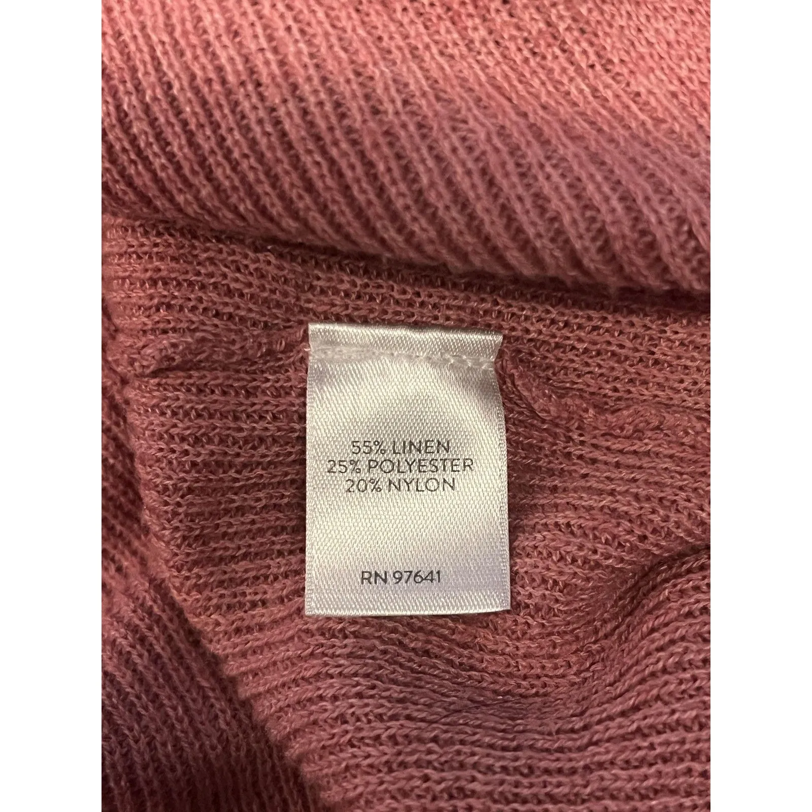 J Jill Pure Jill Sweater Tunic Womens Petite XS Pink Linen Blend Soft Knit Size undefined - Image 7