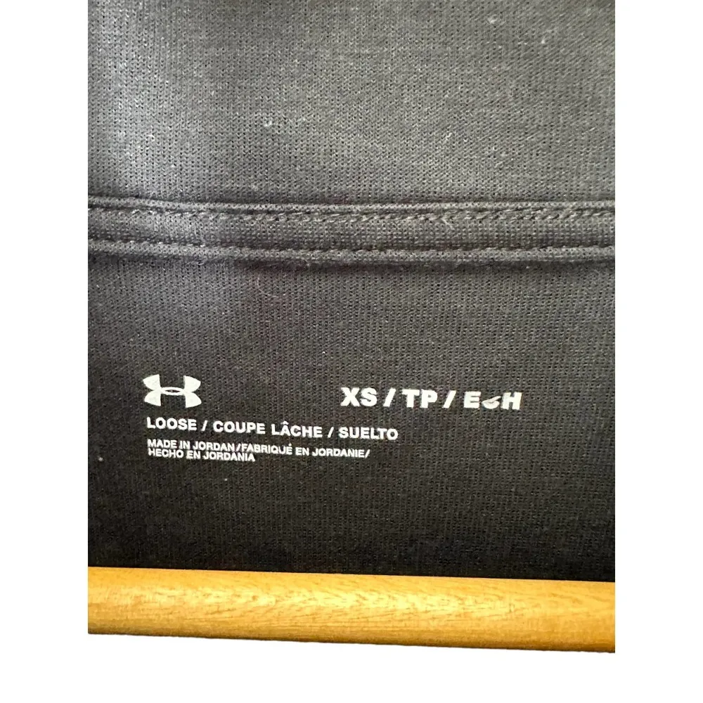 Under Armour Black & White Full Zip Loose Fit Long Sleeve Jacket Women's XS - Image 7