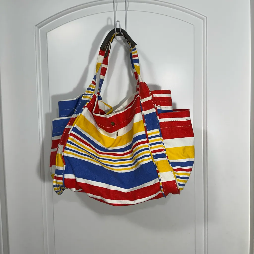 Merona Large Stripe Cotton Tote - Image 2