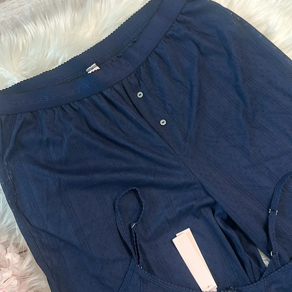 Victoria’s Secret Cami Long Knitted Pajamas Set Size Medium - Image 3