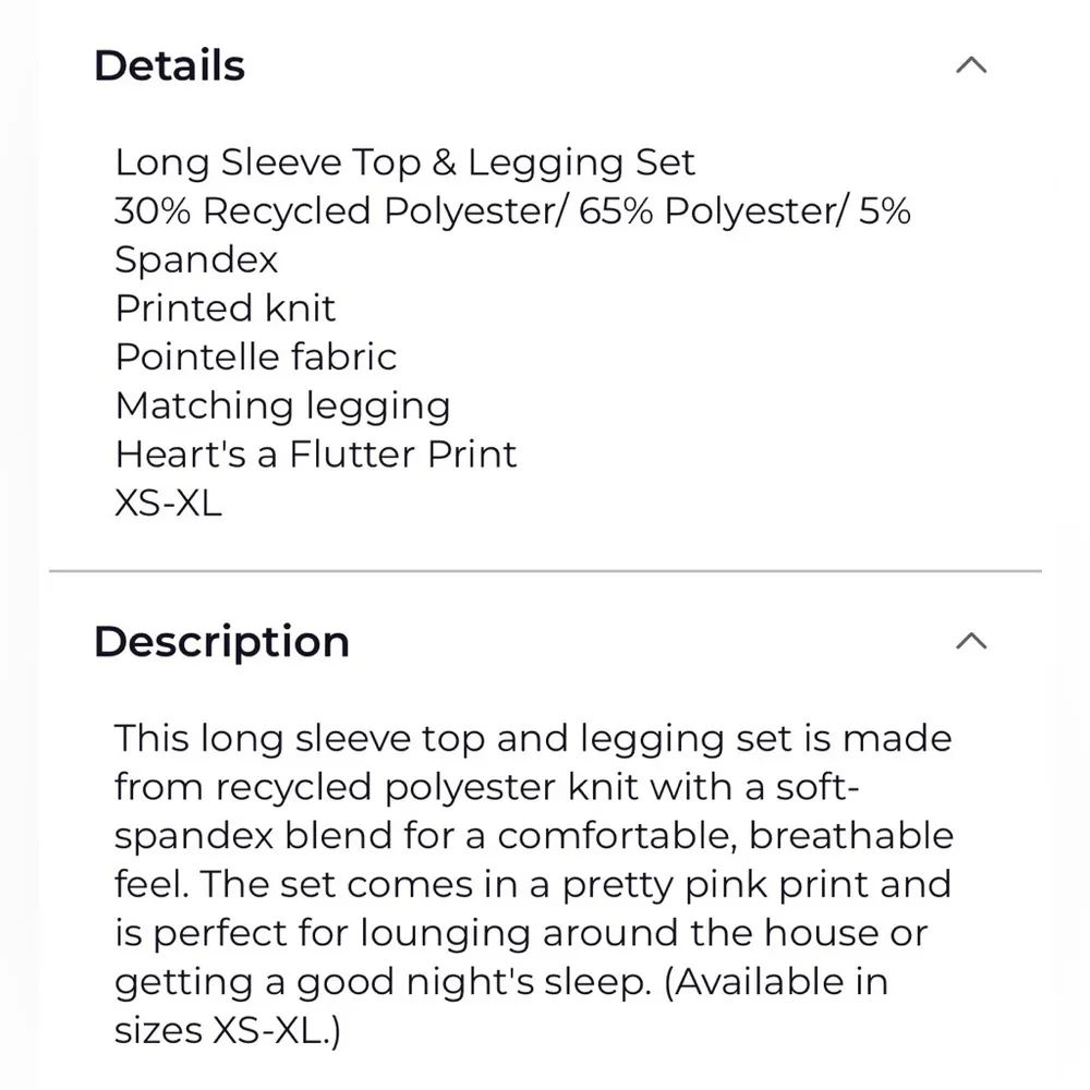 Adore me Audra Novelty Pink pajama set SZ M - Image 15