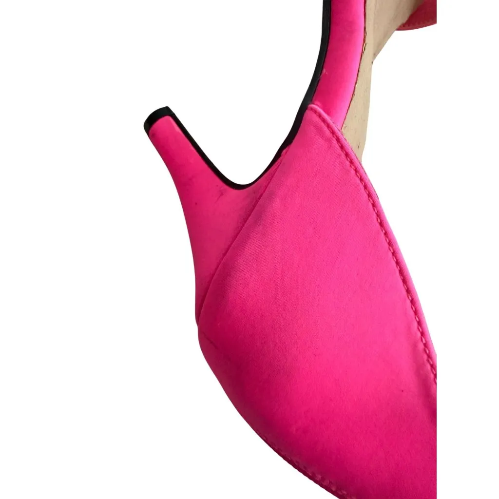 TORRID Pink Ankle Strap Sandals Heels Size 8 Wide - Image 8