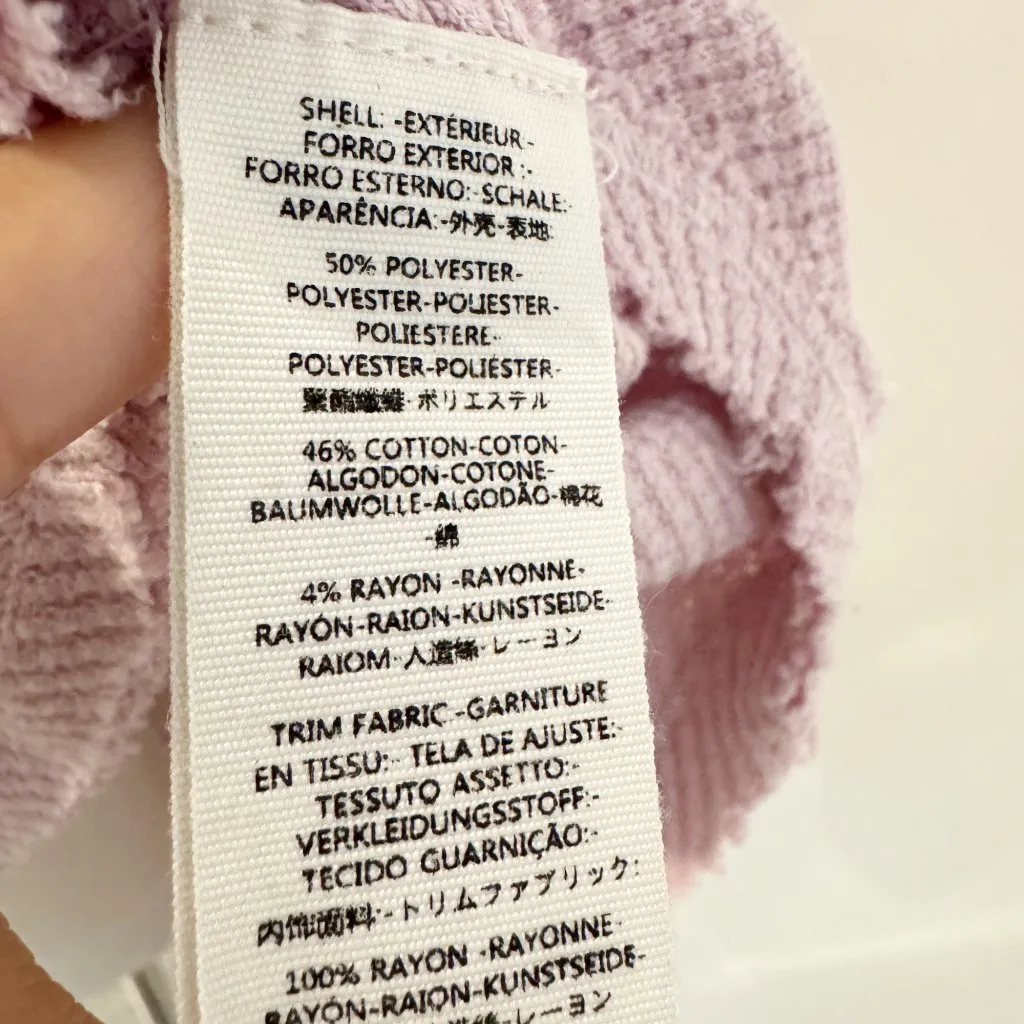 Free People Blossom Thermal Balloon Sleeve Top Lilac Size XS - Image 6