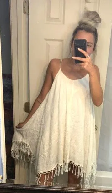 Billabong White Lace Dress - Image 2