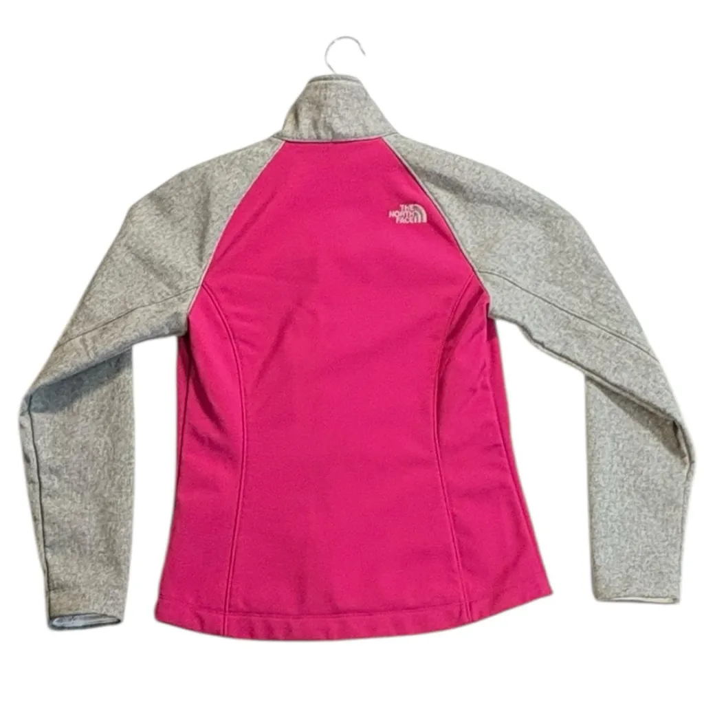 The North Face Apex Bionic Softshell Jacket Women’s Small Gray Pink Windproof - Image 3