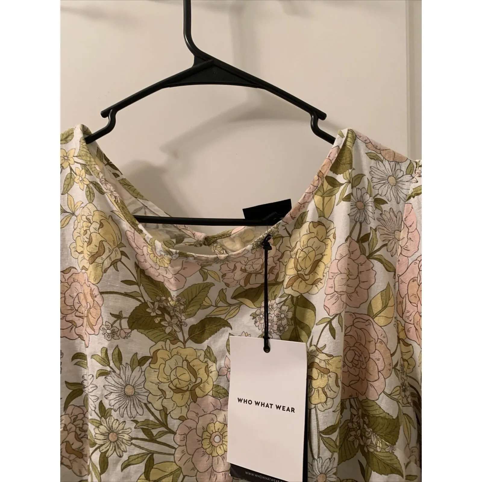 Who What Wear Women's Short Sleeve Floral Print Maxi Dress Size XL - Image 2