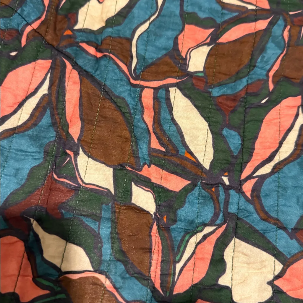 NWT Trovata Birds Of Paradise Quilted Blazer Size Small Red - Image 4