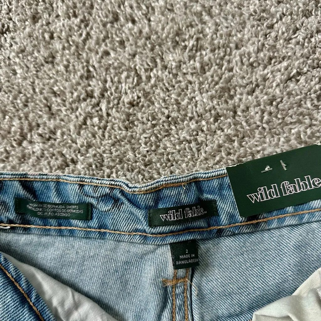 Wild Fable Women's Graphic Denim Shorts - Image 7