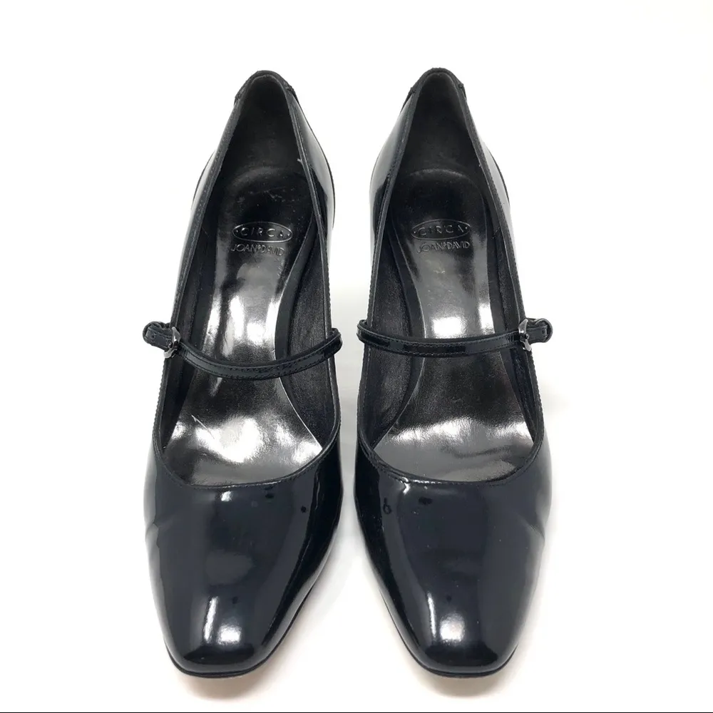 JOAN & DAVID black patent/leather Mary Jane shoes, size 8.5 - Image 3