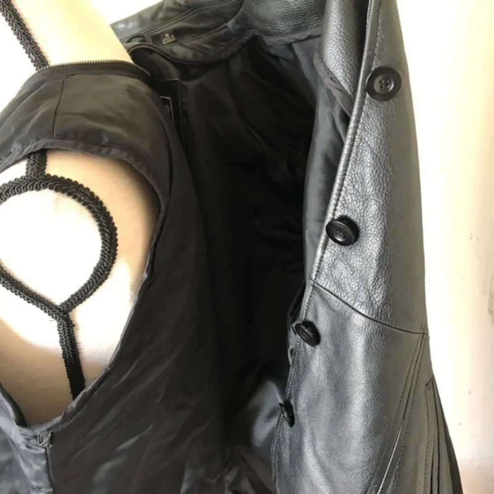 vintage 80’s Black Leather Limited ThermoLit Active Insulation Jacket Size M - Image 9