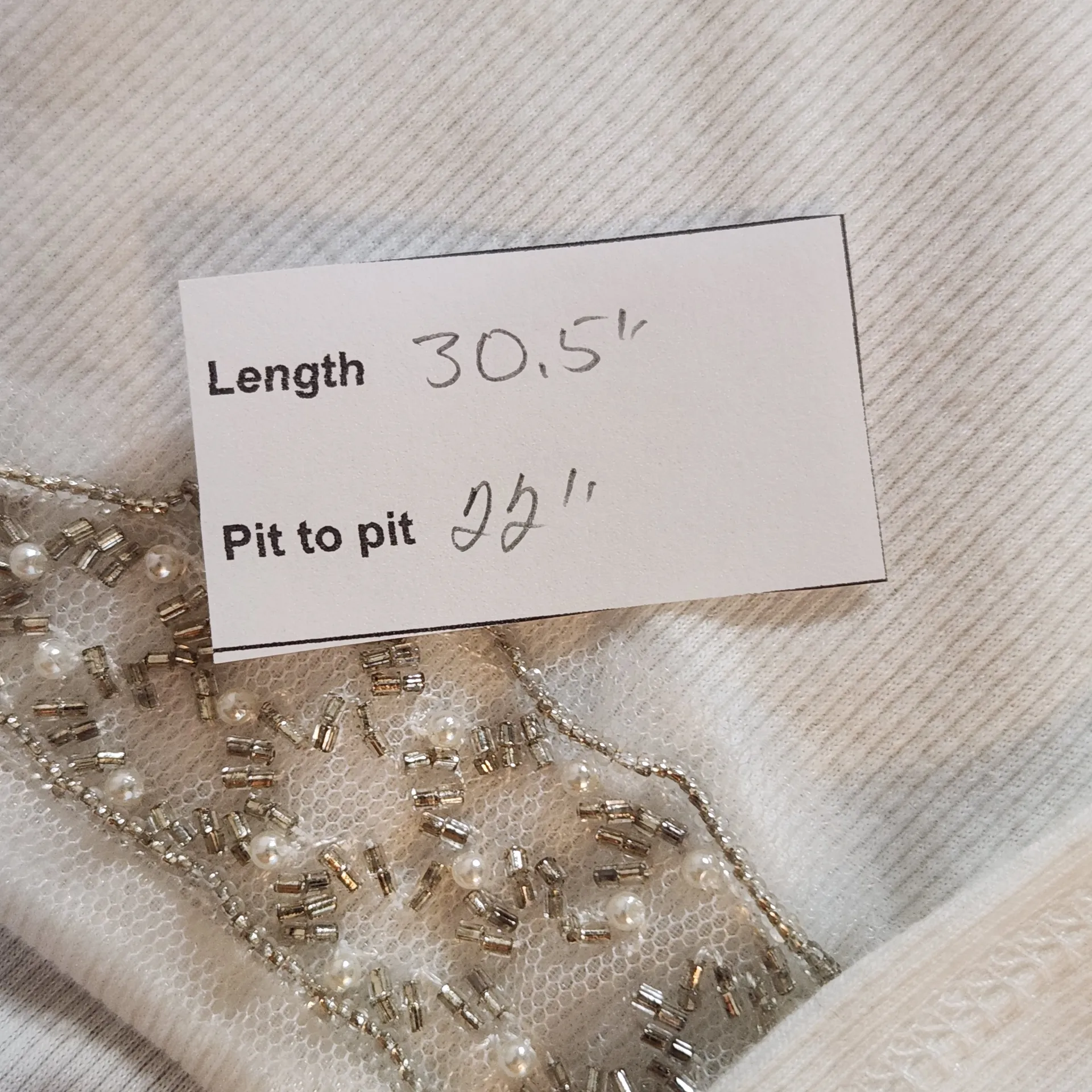 Lane Bryant White Embellished Tank Top NWT Size 26/28 White Ribbed Knit Tank - Image 2