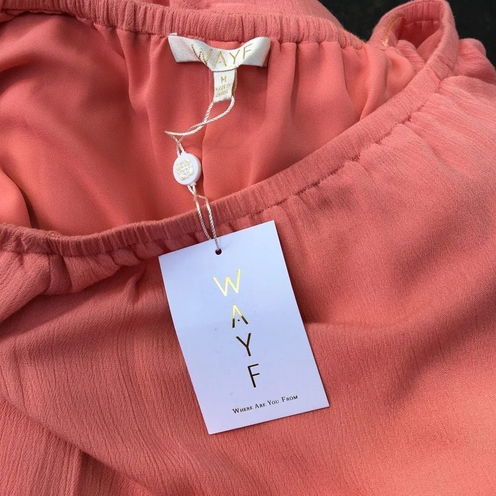 WAYF Tier Bell Sleeve Dress - Image 4