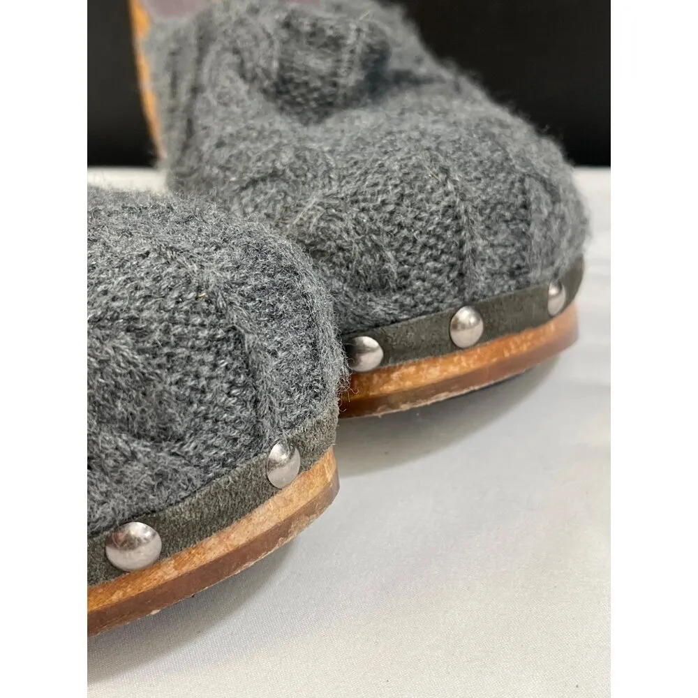 The Original Dr Scholl's Cardigan Womens Grey Clogs Size 6M SKU 6419 - Image 8